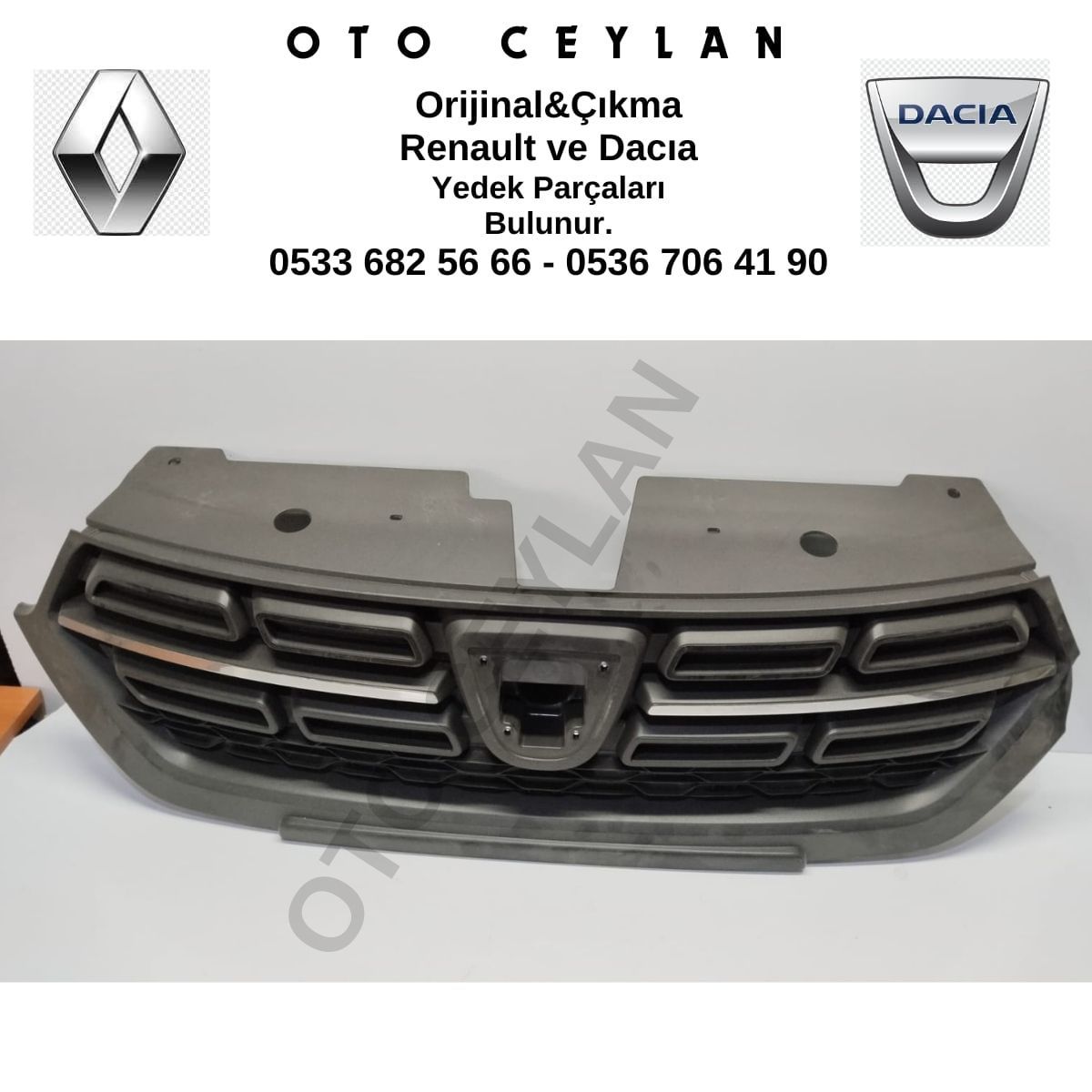 623107630R Lodgy Dokker Ön Panjur 2017---Orijinal hafif hatalı