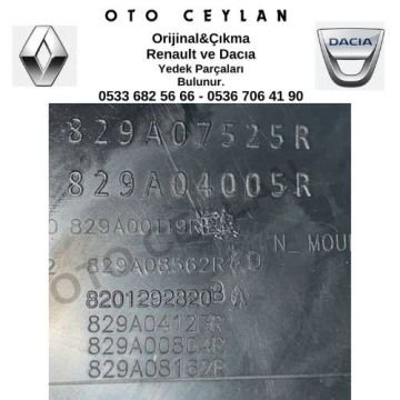 829A07525R Duster Sağ Arka Kapı Döşemesi Çıkma Orjinal
