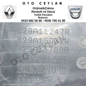 829A11247R Lodgy Sol Arka Kapı Döşemesi Çıkma Orjinal