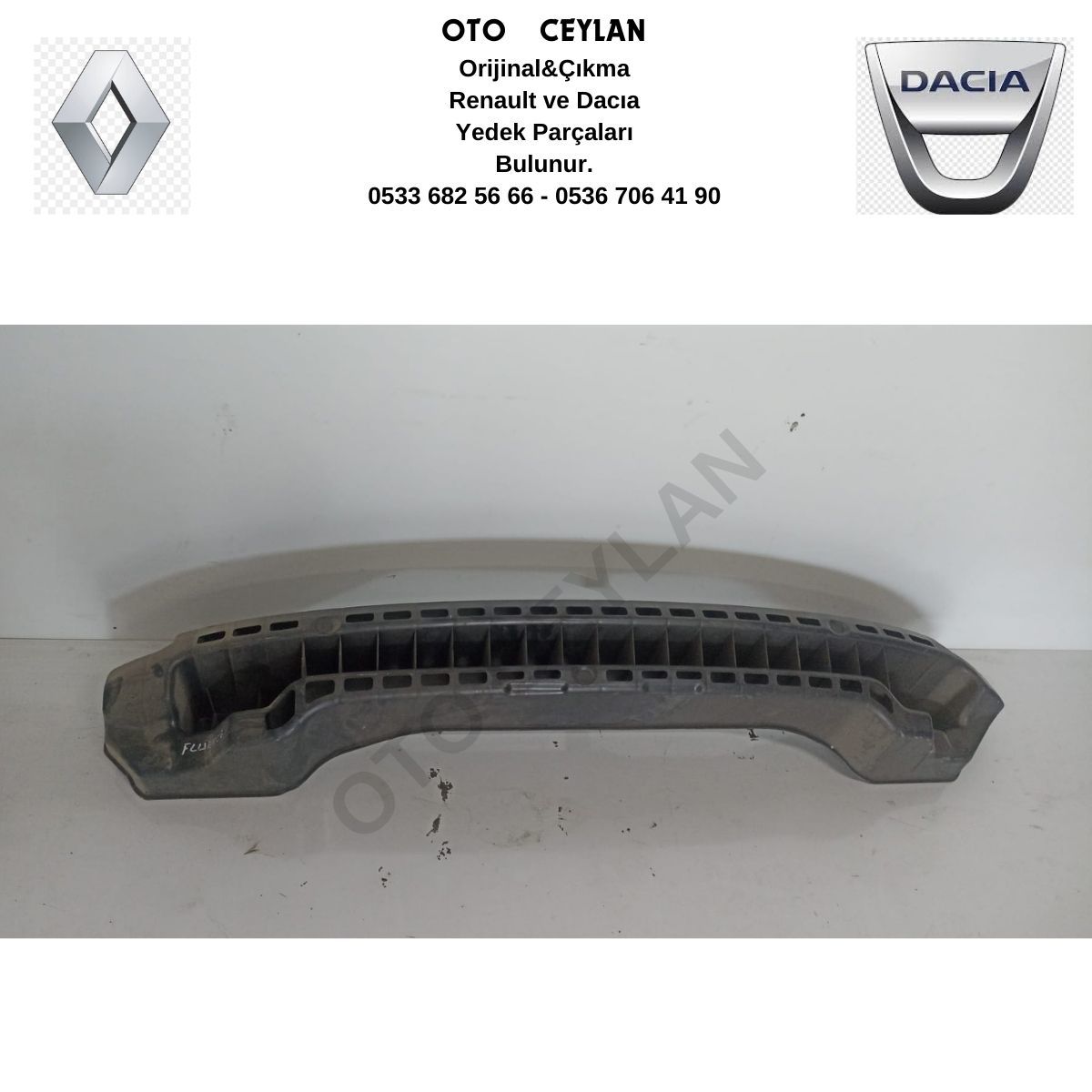 850900012R 850900007R Fluence Arka Tampon Darbe Emici Çıkma Orijinal