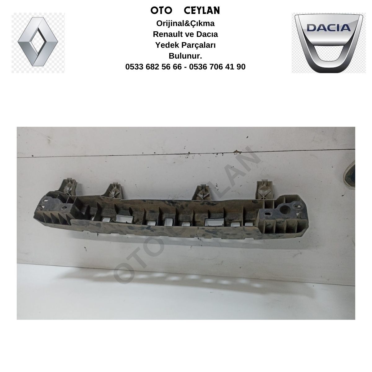 850902944R Sandero III Arka Tampon Darbe Emici Çıkma Orijinal