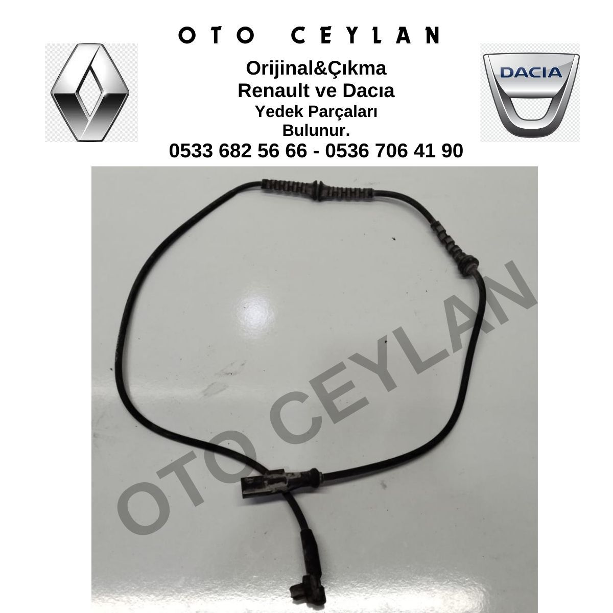 479000931R Megane 4 Arka ABS Kablosu Sensörü Orijinal Çıkma