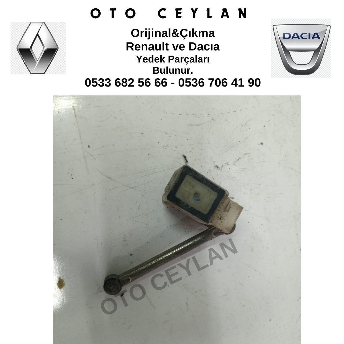 538100002R Megane 3 Ön Far Ayar Kaptörü Orijinal Çıkma