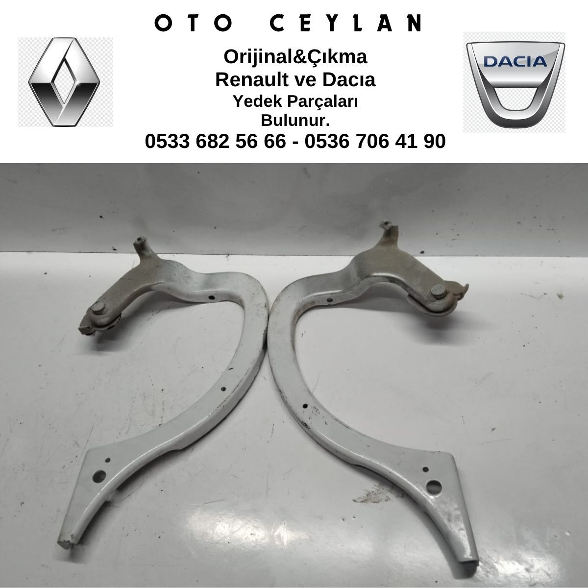 7700428416 8200800823 CLIO THALIA BAGAJ KAPAĞI MENTEŞESİ SAĞ SOL TAKIM ÇIKMA