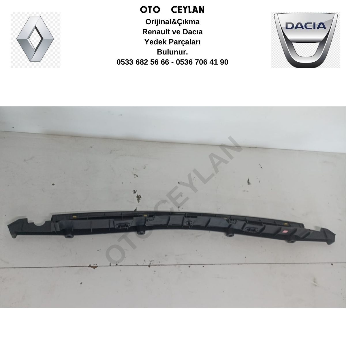 850427214R Kangoo Arka Tampon Orta Sportu Sıfır Orijinal