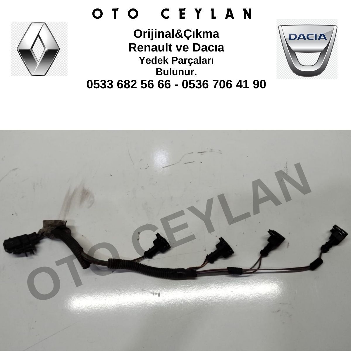 8200081317 Clio Scenic Fluence Megane Enjektör Tesisatı 1.6 K4M Orijinal Çıkma