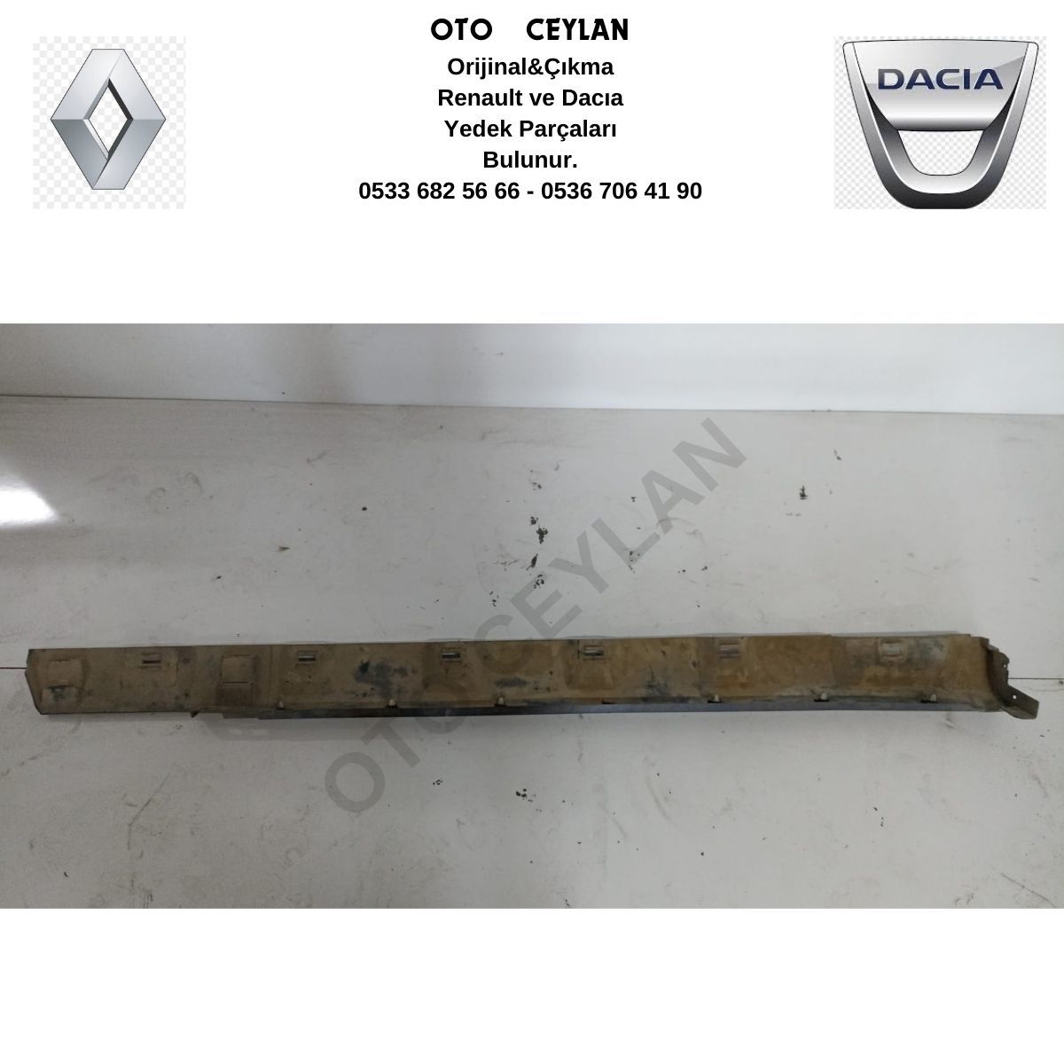 764260776R Sandero Sağ Marşbiyel Plastiği Çıkma Orijinal