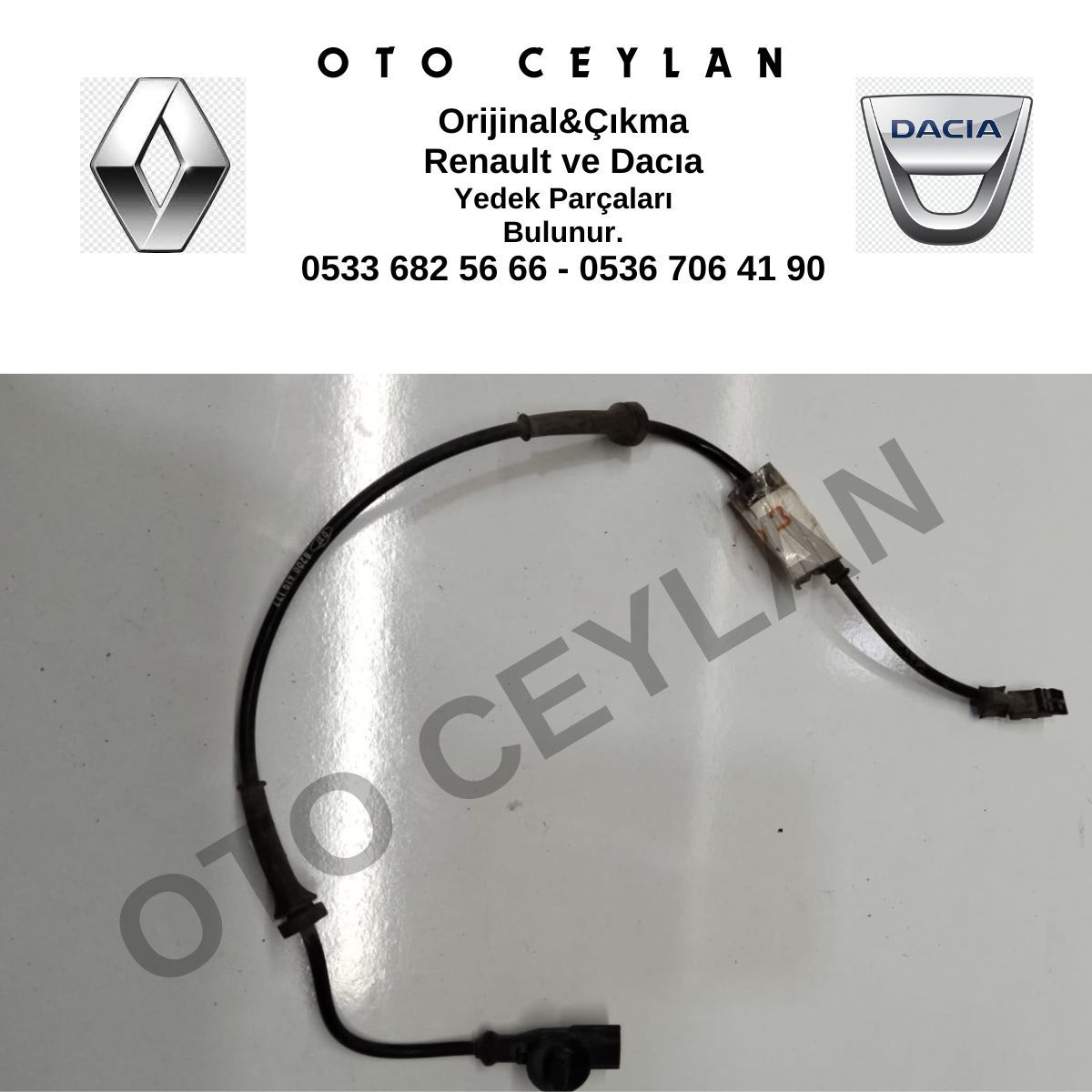 8200419177 Clio 3 Logan Ön ABS Kablosu Orijinal Çıkma