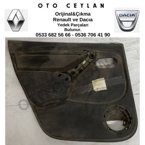 829A18893R Duster Sol Arka Kapı Döşemesi Çıkma Orjinal