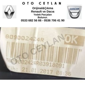 809002424R Clio 4 Sağ Ön Kapı döşemesi Çıkma Orjinal