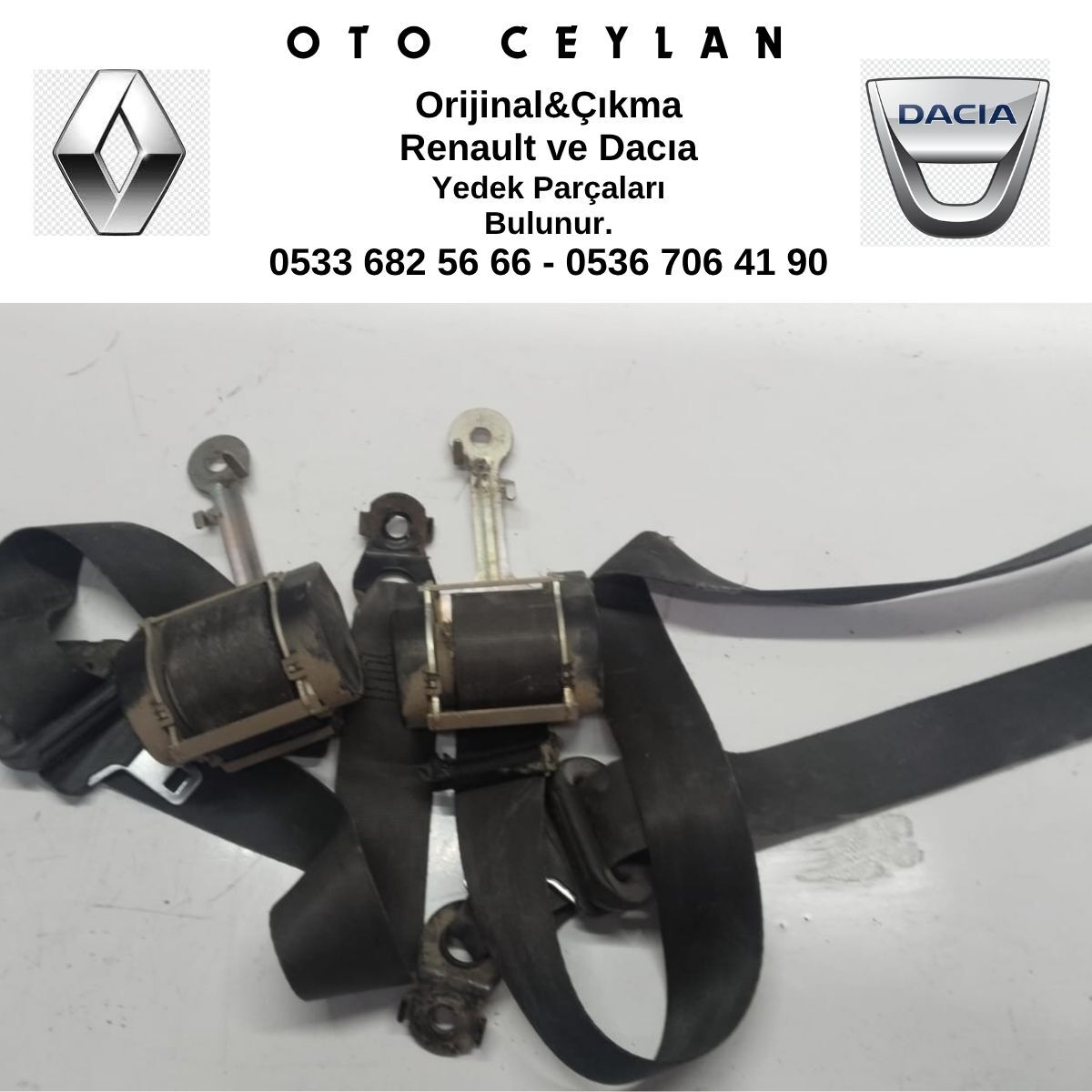 CLIO THALIA ÖN EMNİYET KEMERİ ÇIKMA TAKIM