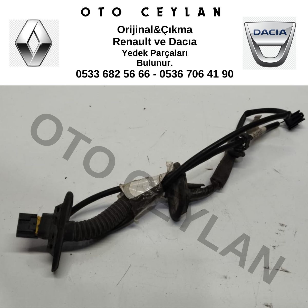 241264434R Clio 2 Symbol Kapı Tesisatı Sol Arka Orijinal Çıkma