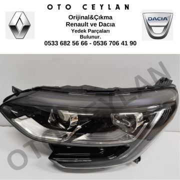 260607159R Megane 4 Ledli Sol Far Sıfır Orjinal Hafif Hatalı