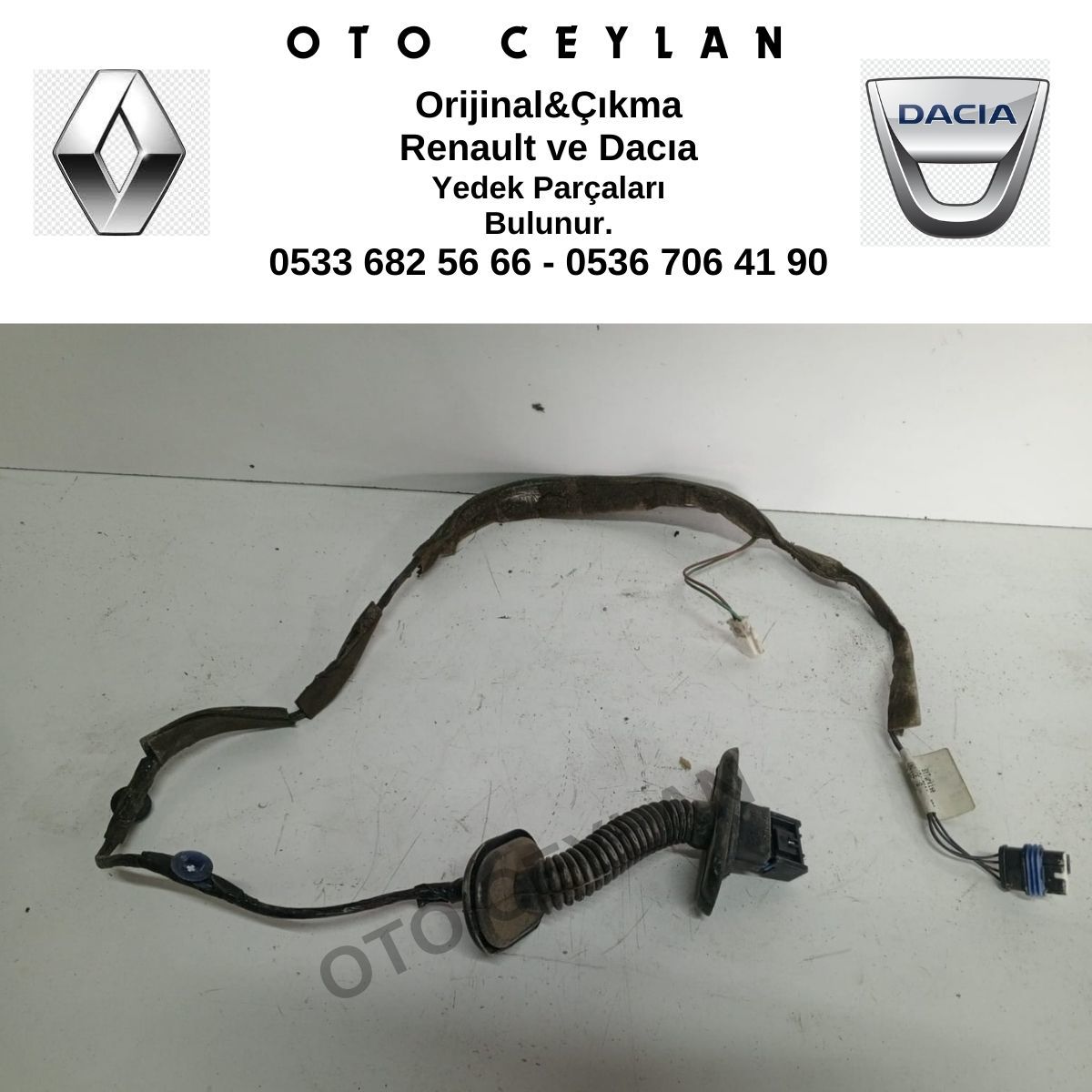 8200217369 Megane 2 Sağ Arka Kapı Tesisatı Orijinal Çıkma