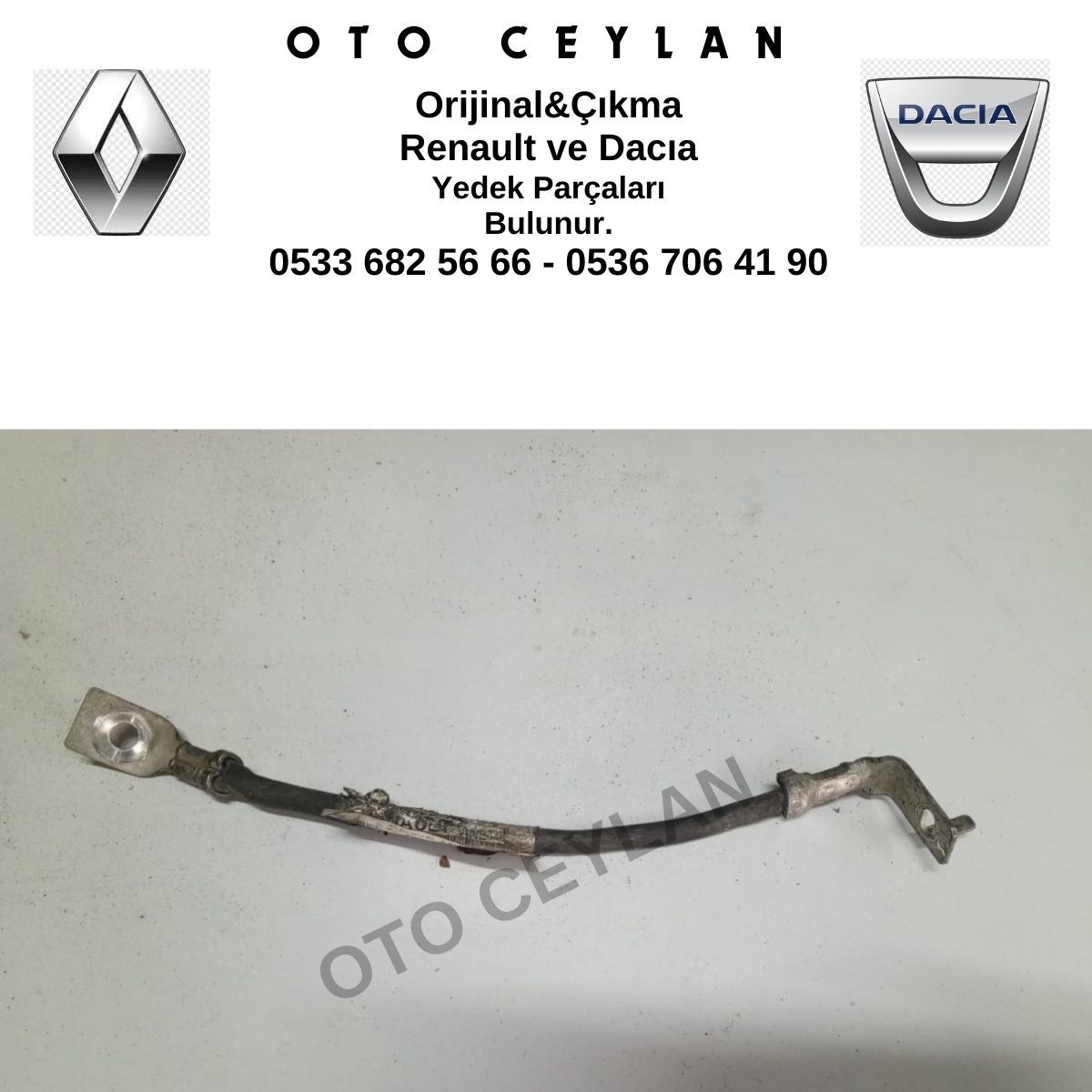 240800427R Talisman Scenic Eksi Kutup Başı Kablosu Orijinal Çıkma