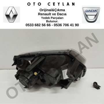 260608209R Dacia Duster Sol Far Sıfır Orjinal Hafif Hatalı