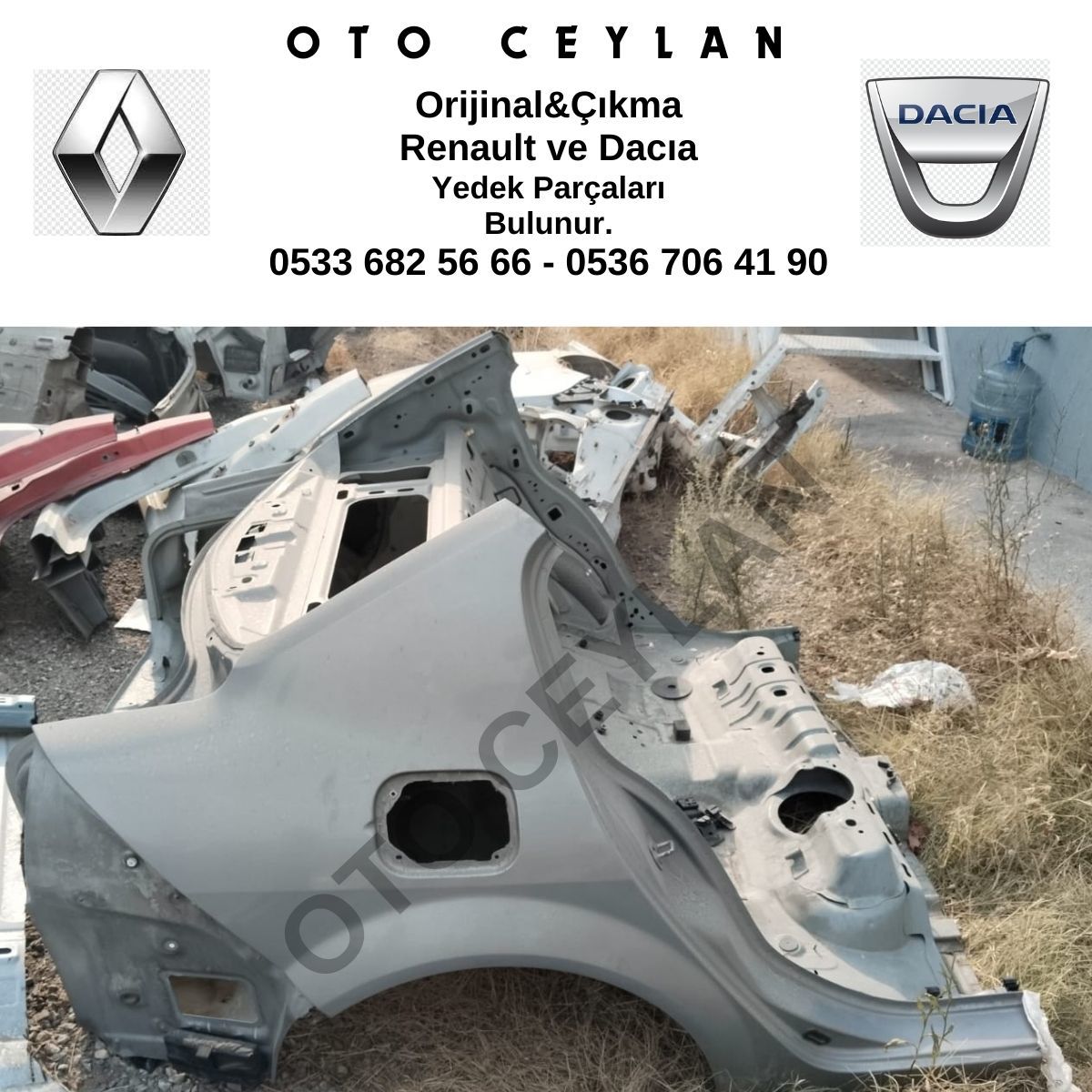 Megane 2 Sedan Sağ Arka Çamurluk