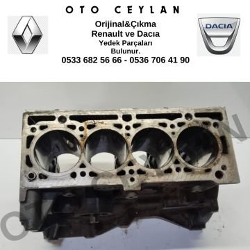 110108138R 7701477409 Clio Megane Logan 1.4 1.6 8V Motor Bloğu Orijinal Çıkma