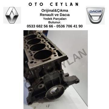 110108138R 7701477409 Clio Megane Logan 1.4 1.6 8V Motor Bloğu Orijinal Çıkma