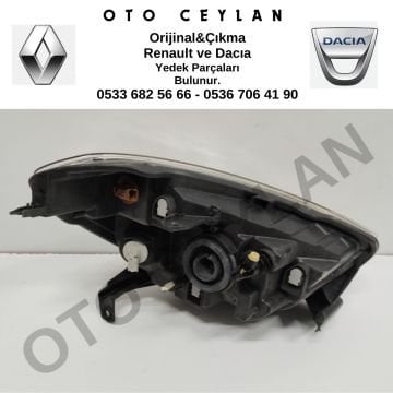 260603007R Dacia Dokker Sol Far Sıfır Orjinal Hafif Hatalı