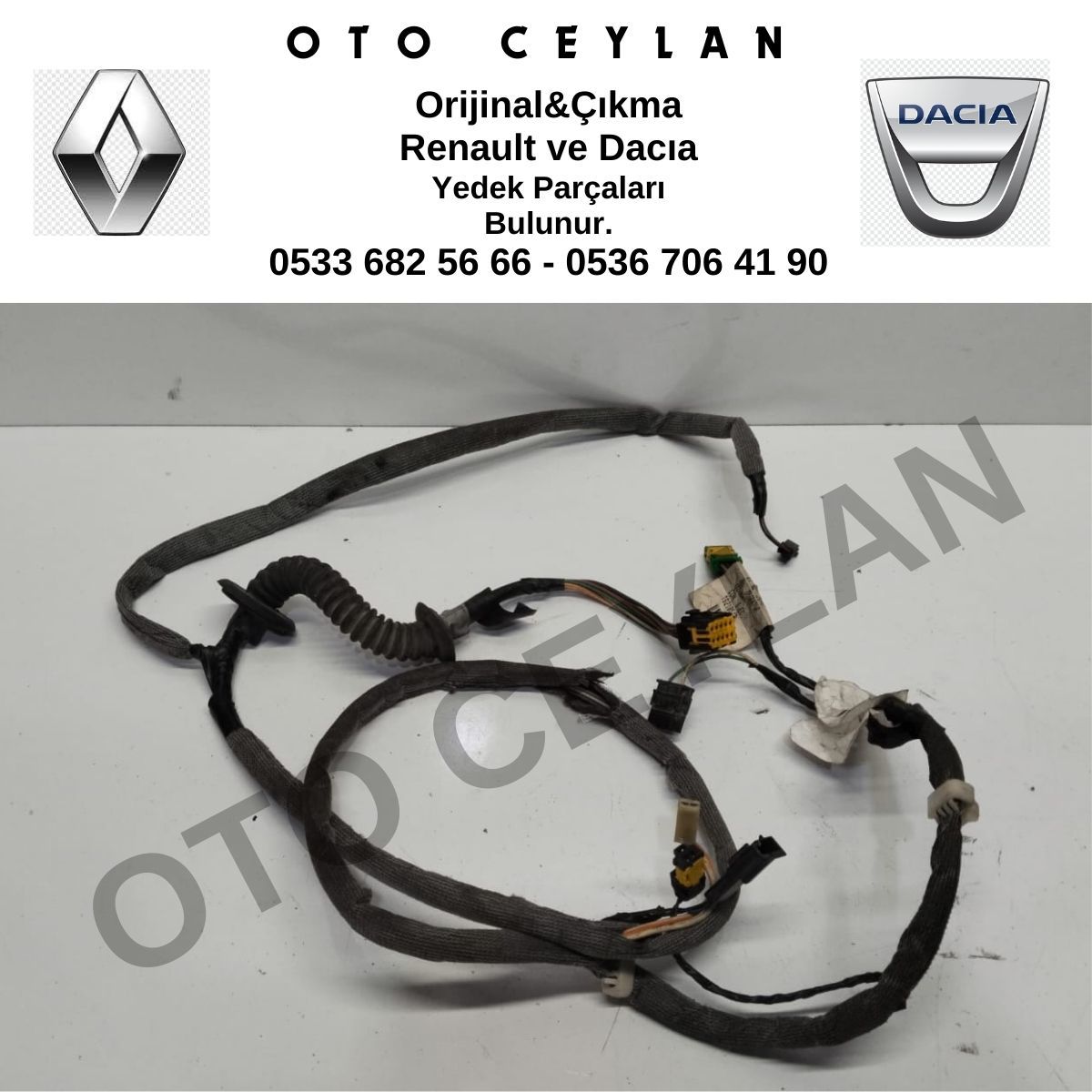 8200028398 Megane 2 Bagaj Kapak Kablosu Orijinal Çıkma