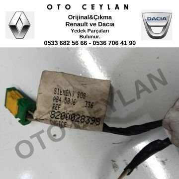 8200028398 Megane 2 Bagaj Kapak Kablosu Orijinal Çıkma