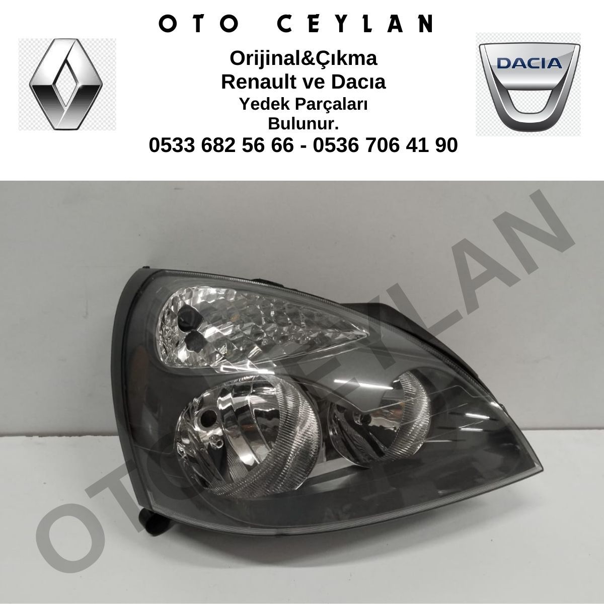 7701057658 Clio Sağ Far Sıfır Orjinal