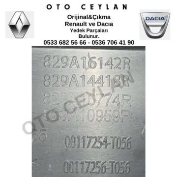 829A16142R Dokker Sürgülü Kapı Döşemesi Çıkma Orjinal