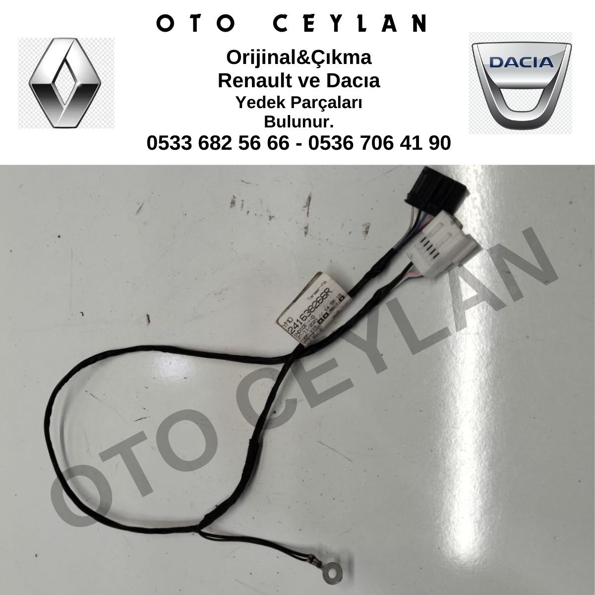 241638266R Sandero 3 Tesisat Orijinal Çıkma