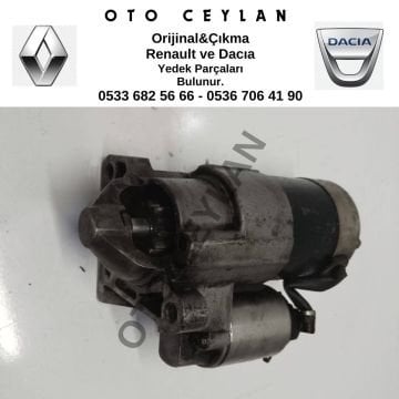 8200227092 Kangoo Clıo Marş Motoru Dinamosu Çıkma Orijinal