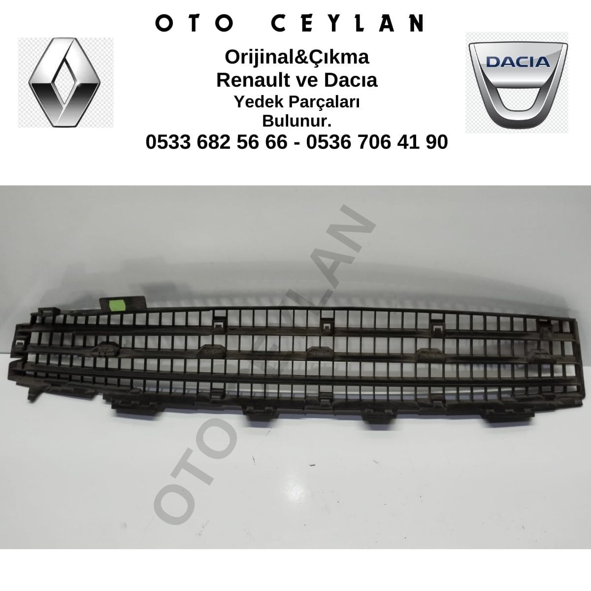 8200682335 Clıo 3 Ön Tampon Alt Izgara Orijinal