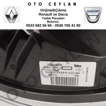 260603883 Kangoo Sol Far Sıfır Orjinal Hafif Hatalı