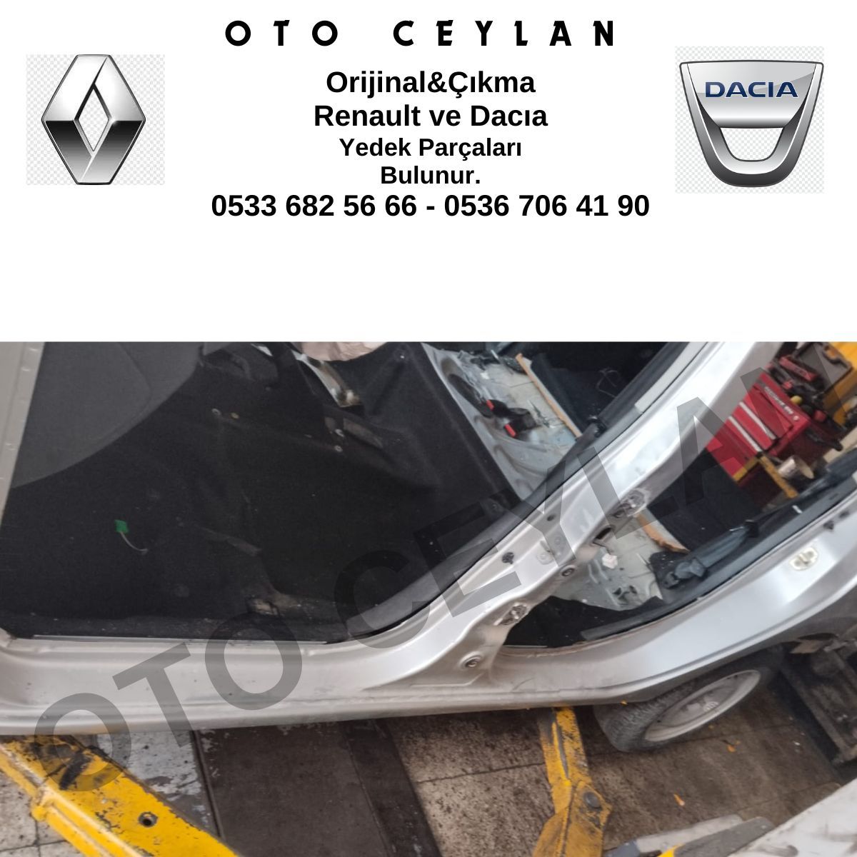 Logan  Sol Marşpiyel Orijinal Çıkma