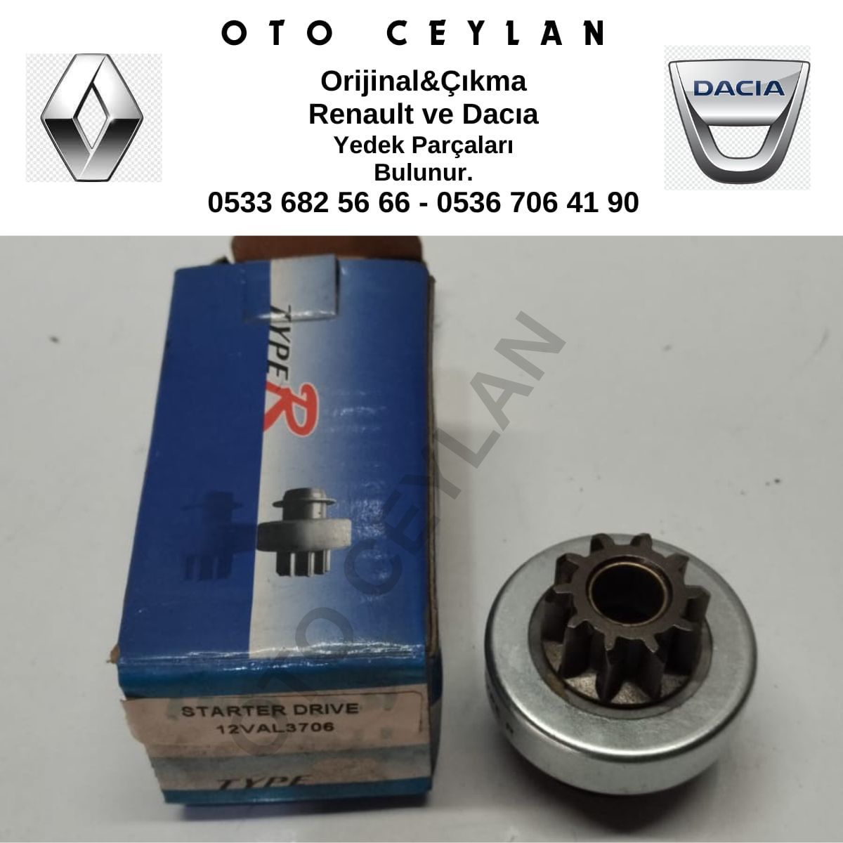 Valeo 595656 Megane 2 Logan Marş Dişlisi