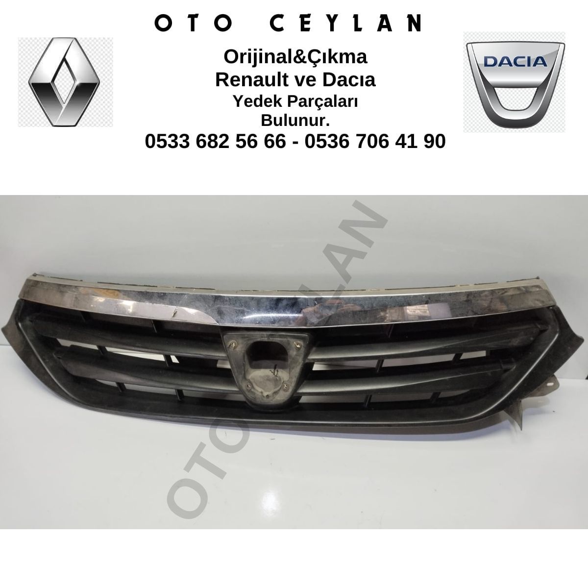 623104478R Lodgy Ön Panjur Çıkma Orijinal