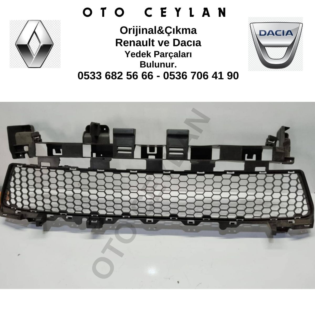 622544633R Logan Ön Tampon Izgarası Yerli Üretim