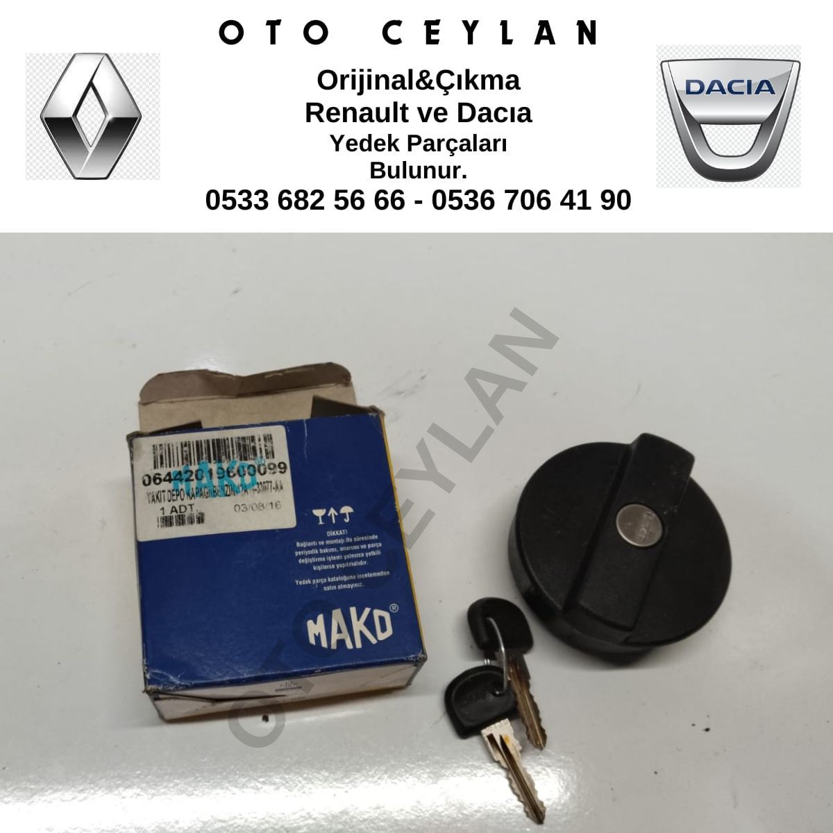 64420196 M131 Doğan Şahin Benzin Depo Kapağı