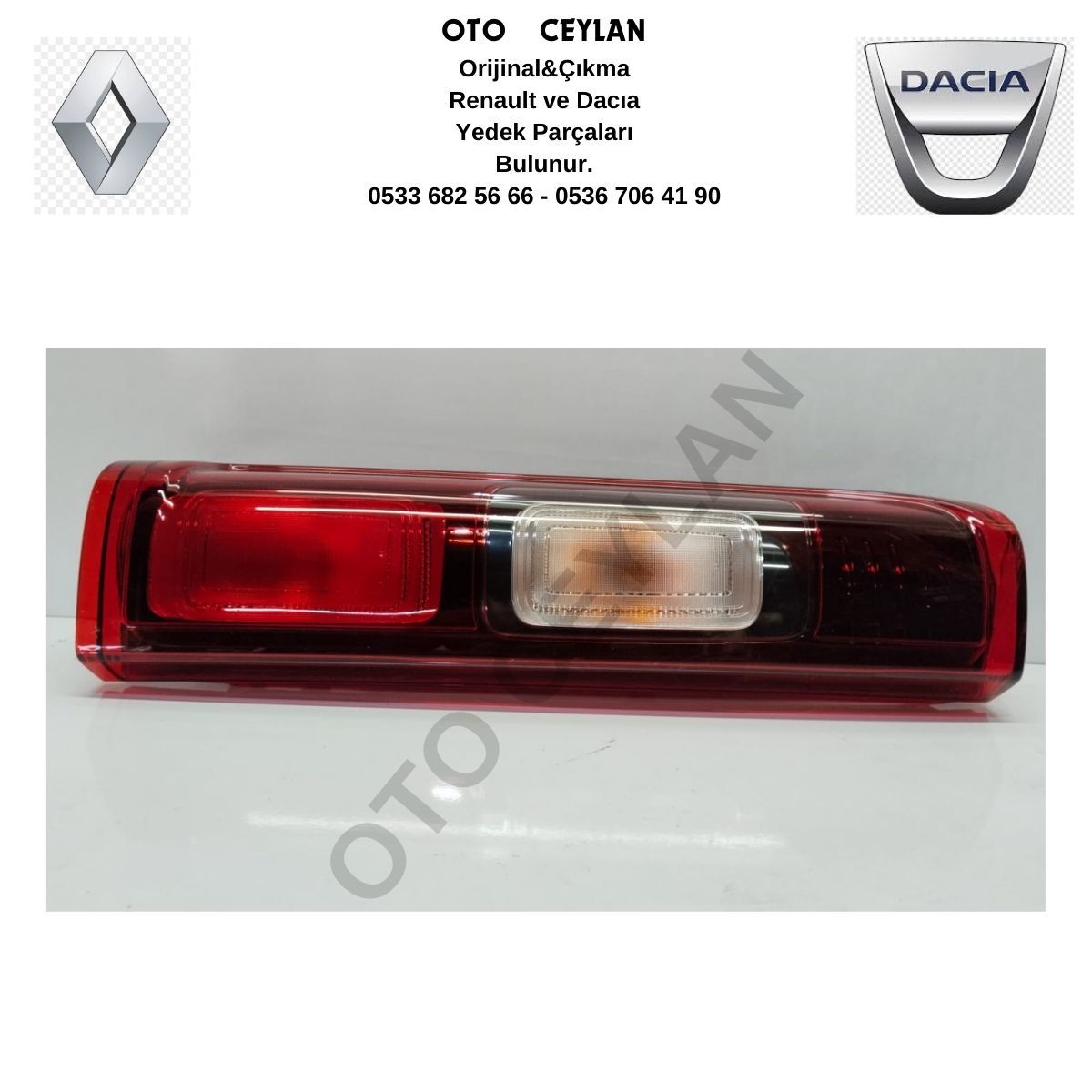 265556737R Trafic 3 Sol Arka Stop Sıfır Orjinal