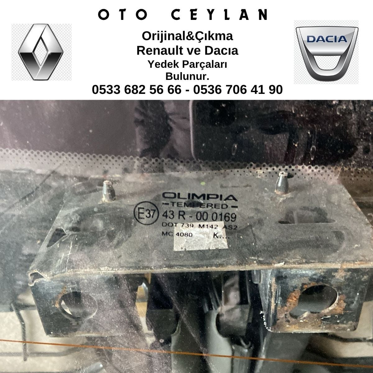 CLIO THALIA ARKA CAM KOMPLE ÇIKMA