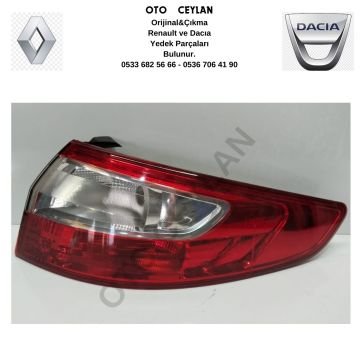 265502140R Fluence Sağ Arka Dış Stop Sıfır Orjinal