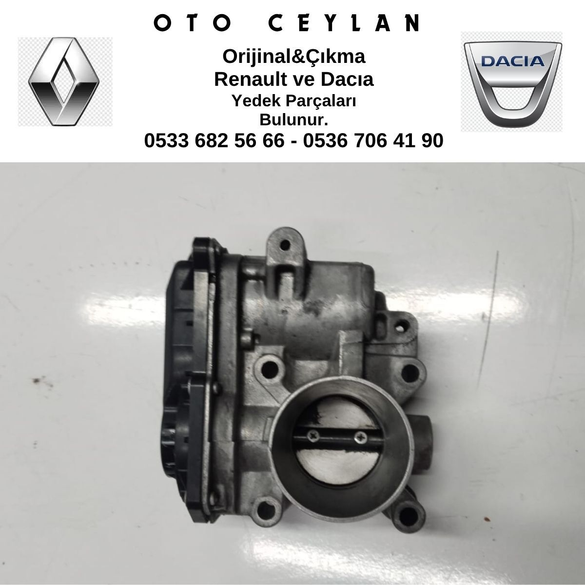 8200284968 -8200586712 CLIO THALIA GAZ KELEBEĞİ 1.2 16V D4F ÇIKMA