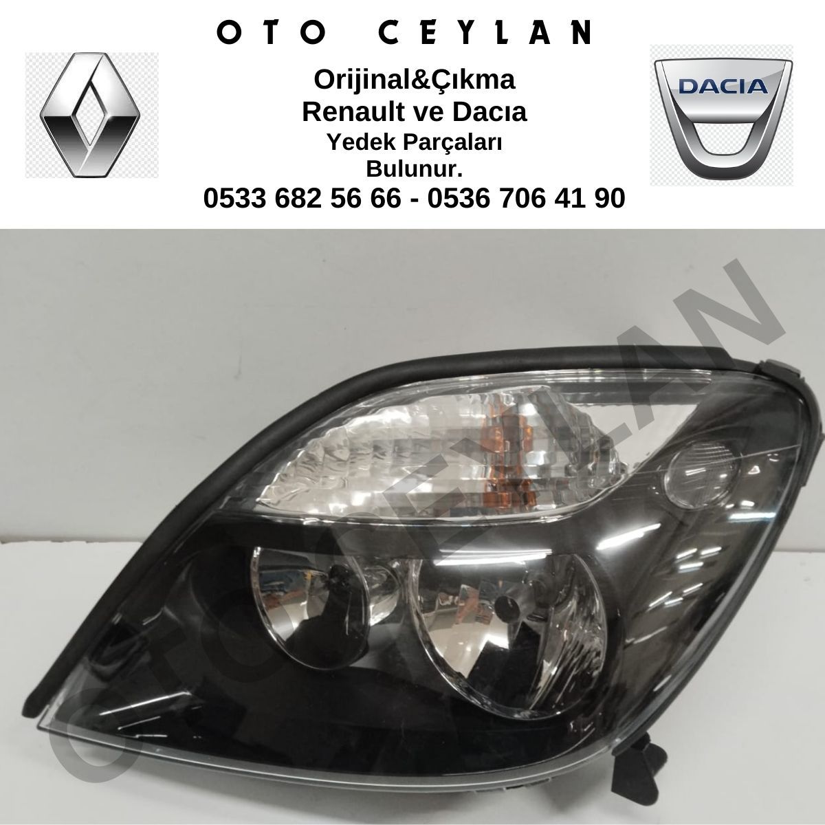 260608873R Scenic Sol Far Sıfır Orjinal Hafif Hatalı