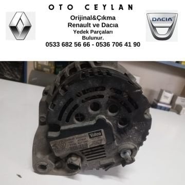 7700437090 Clio Alternatör Şarj Dinamosu D4F 1.2 Orijinal Çıkma