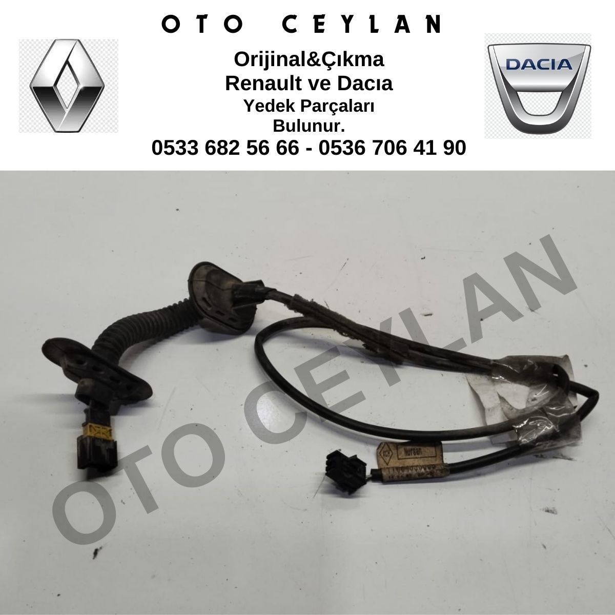 7700435368 Clio Symbol Kapı Tesisatı Arka Orijinal Çıkma