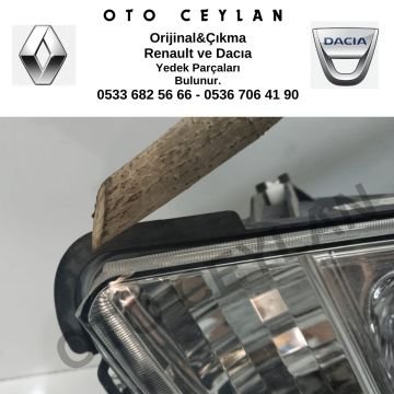 7701062426 Kango Far Sol Siyah Çerçeve Beyaz Sinyal Sıfır Orijinal Hafif Hatalı