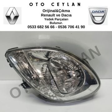 7701062426 Kango Far Sol Siyah Çerçeve Beyaz Sinyal Sıfır Orijinal Hafif Hatalı