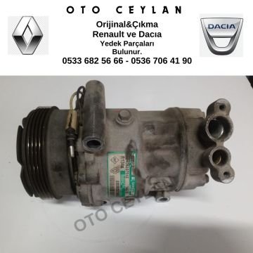 8200037058 Clio Symbol Thalia Logan 1  Klima Kompresör 1.2 D4F Orijinal Çıkma