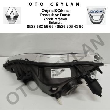 8200744754 Dacia Logan Sağ Far Sıfır Orjinal Hafif Hatalı