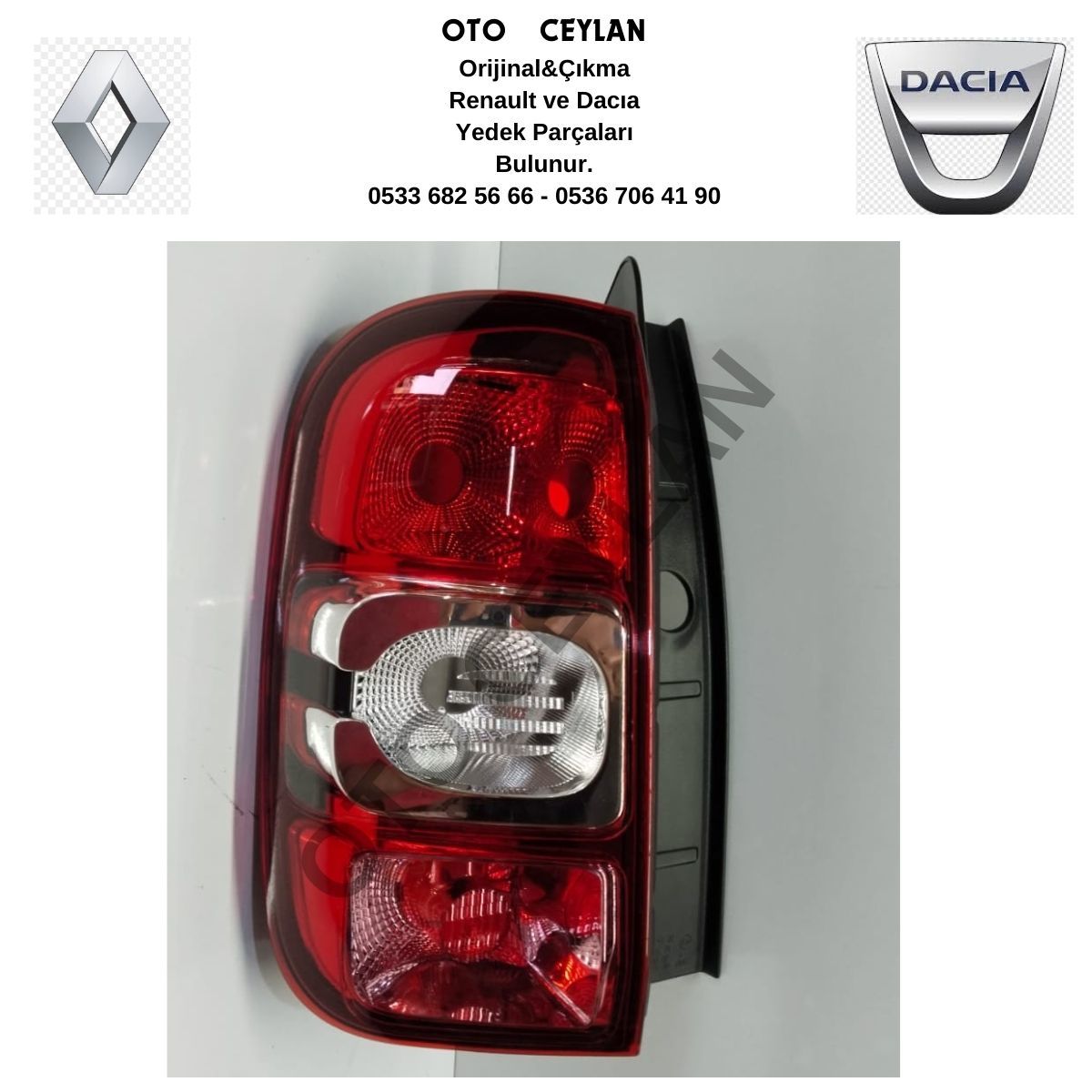 265551679R Duster Sol Stop Sıfır Orjinal Hafif Hatalı