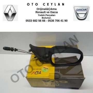 7700826599 Clio Dış Dikiz Ayna Sağ Mekanik Sıfır Gva Marka İthal